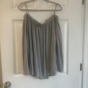 Anthropologie Cloth & Stone Homestead Off Shoulder Blouse. Size Medium.